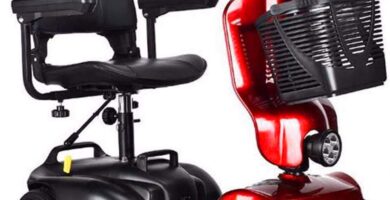 Silla de-ruedas electrica plegable ligera scooter